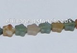 CAB458 15.5 inches 8*8mm star indian agate gemstone beads wholesale