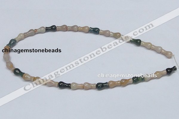 CAB464 15.5 inches 7*12mm vase-shaped indian agate gemstone beads