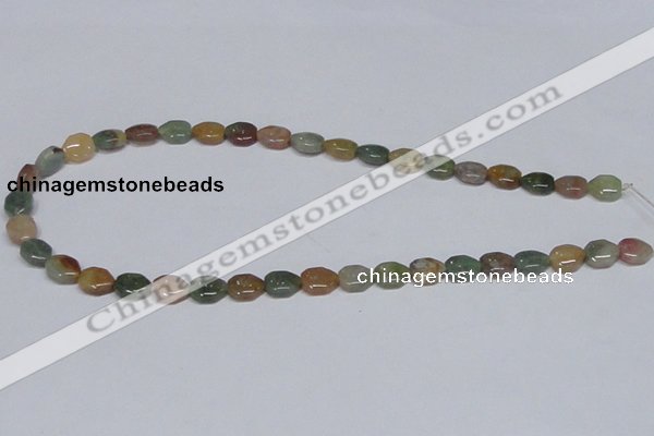 CAB467 15.5 inches 8*10mm freeform indian agate gemstone beads