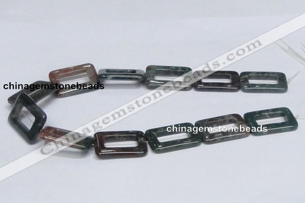 CAB471 15.5 inches 22*32mm rectangle indian agate gemstone beads