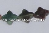 CAB472 15.5 inches 12*12mm flower form indian agate gemstone beads