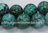 CAB54 15.5 inches 16mm round peafowl agate gemstone beads wholesale