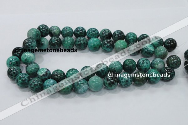 CAB54 15.5 inches 16mm round peafowl agate gemstone beads wholesale