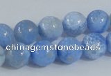 CAB647 15.5 inches 12mm round fire crackle agate beads wholesale