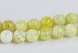 CAB659 15.5 inches 8mm round fire crackle agate beads wholesale