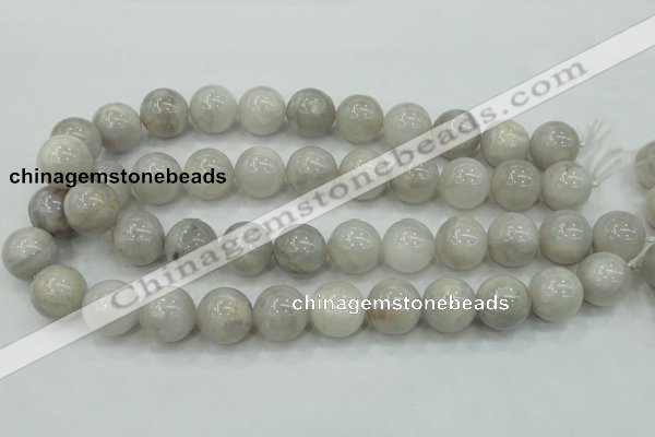 CAB902 15.5 inches 18mm round natural crazy agate beads wholesale