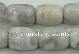 CAB904 15.5 inches 15*20mm drum natural crazy agate beads wholesale