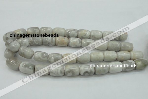 CAB904 15.5 inches 15*20mm drum natural crazy agate beads wholesale