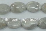 CAB911 15.5 inches 13*18mm oval natural crazy agate beads wholesale