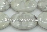 CAB913 15.5 inches 22*30mm oval natural crazy agate beads wholesale