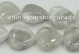 CAB919 15.5 inches 20*20mm heart natural crazy agate beads wholesale