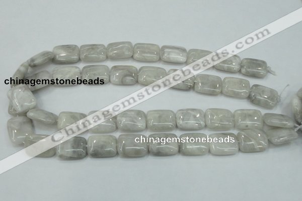 CAB922 15.5 inches 15*20mm rectangle natural crazy agate beads wholesale