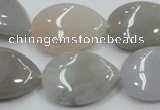 CAB958 15.5 inches 18*25mm flat teardrop ocean agate gemstone beads