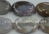 CAB960 15.5 inches 22*30mm oval ocean agate gemstone beads