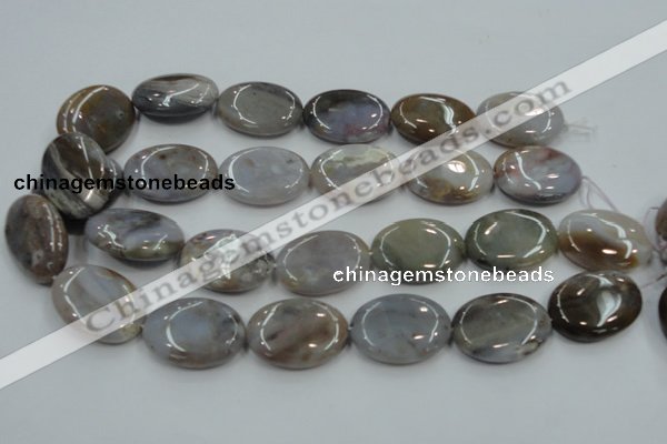 CAB960 15.5 inches 22*30mm oval ocean agate gemstone beads