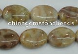 CAB976 15.5 inches 13*18mm oval Morocco agate beads wholesale