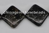 CAE104 15.5 inches 20*20mm diamond astrophyllite beads wholesale