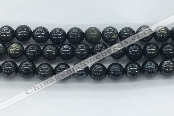 CAE124 15.5 inches 12mm round AB-color astrophyllite beads wholesale