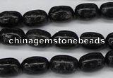 CAE15 15.5 inches 8*12mm egg-shaped astrophyllite beads wholesale