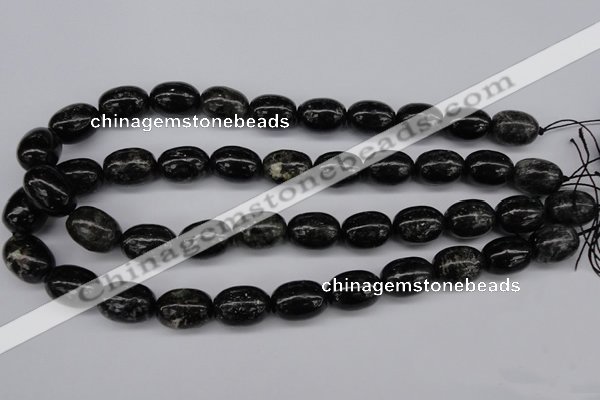 CAE17 15.5 inches 13*18mm egg-shaped astrophyllite beads wholesale