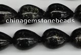 CAE23 15.5 inches 15*20mm teardrop astrophyllite beads wholesale