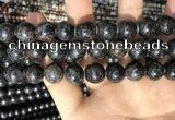 CAE308 15.5 inches 12mm round astrophyllite gemstone beads