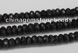 CAE31 15.5 inches 4*6mm faceted rondelle astrophyllite beads wholesale