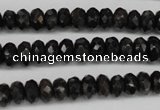 CAE32 15.5 inches 4*8mm faceted rondelle astrophyllite beads wholesale