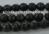 CAE35 15.5 inches 6mm faceted round astrophyllite beads wholesale