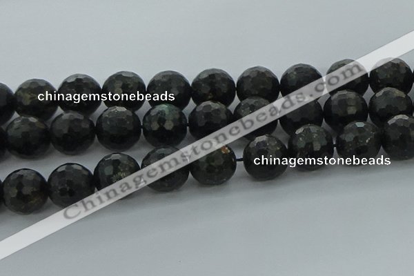 CAE42 15.5 inches 20mm faceted round astrophyllite beads wholesale