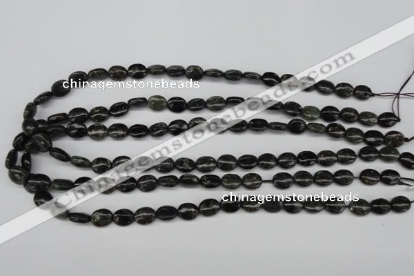 CAE54 15.5 inches 8*10mm oval astrophyllite beads wholesale