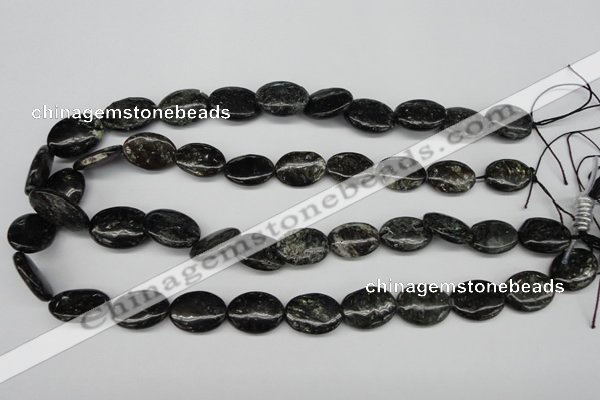 CAE57 15.5 inches 13*18mm oval astrophyllite beads wholesale