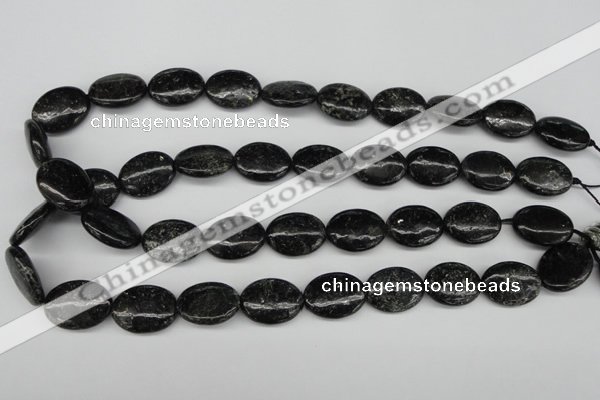 CAE58 15.5 inches 15*20mm oval astrophyllite beads wholesale