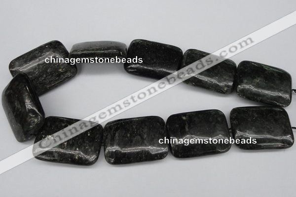 CAE96 15.5 inches 30*40mm rectangle astrophyllite beads wholesale