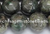 CAF108 15.5 inches 18mm round Africa stone beads wholesale