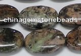 CAF128 15.5 inches 15*20mm oval Africa stone beads wholesale