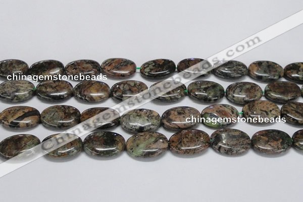 CAF129 15.5 inches 18*25mm oval Africa stone beads wholesale