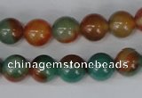 CAG1000 15.5 inches 10mm round rainbow agate beads wholesale