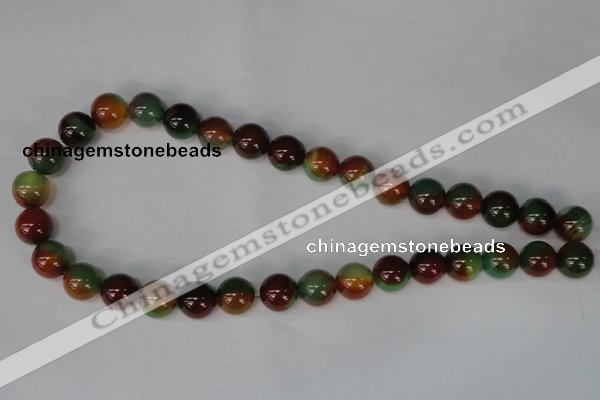 CAG1002 15.5 inches 12mm round rainbow agate beads wholesale