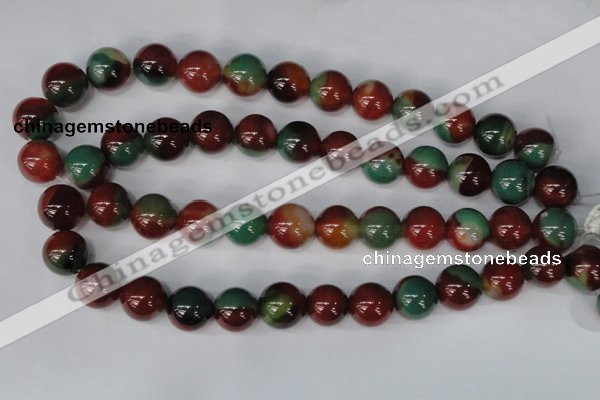 CAG1004 15.5 inches 16mm round rainbow agate beads wholesale