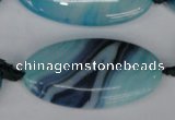 CAG1302 15.5 inches 20*38mm marquise line agate gemstone beads