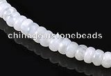 CAG137 3*5mm rondelle blue lace agate gemstone beads Wholesale