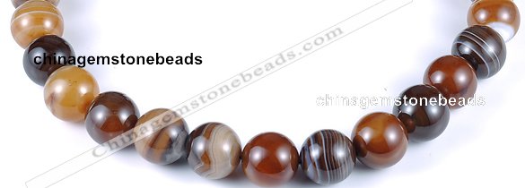 CAG144 round 16mm madagascar agate gemstone beads Wholesale