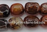 CAG1457 15.5 inches 13*18mm nuggets dragon veins agate beads