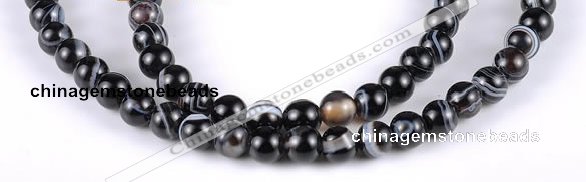 CAG146 5mm round madagascar agate gemstone beads Wholesale