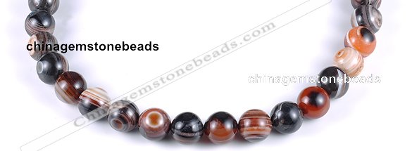 CAG148 13mm smooth round madagascar agate stone beads Wholesale