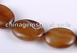 CAG154 15*20mm oval madagascar agate gemstone beads Wholesale