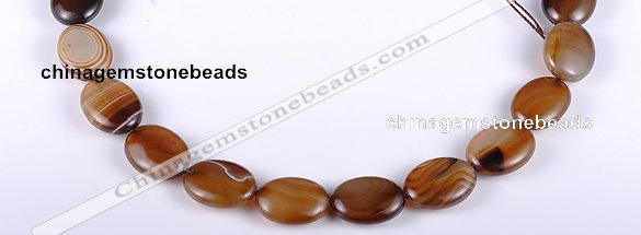 CAG154 15*20mm oval madagascar agate gemstone beads Wholesale