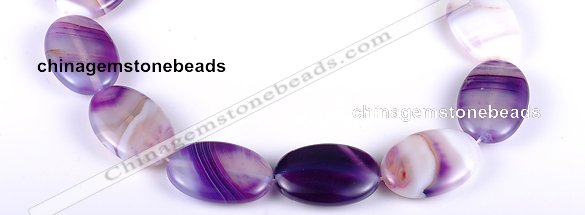 CAG157 20*30mm oval madagascar agate gemstone beads Wholesale