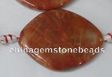 CAG1586 15.5 inches 28*38mm marquise fire crackle agate beads